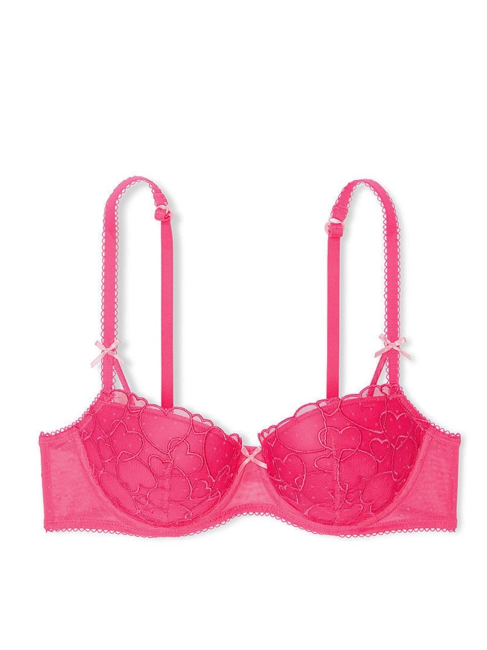 031 NWT VICTORIA’S SECRET PINK Hearts Push Up Bra